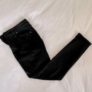NWOT Madewell black skinny high rise jeans size 30